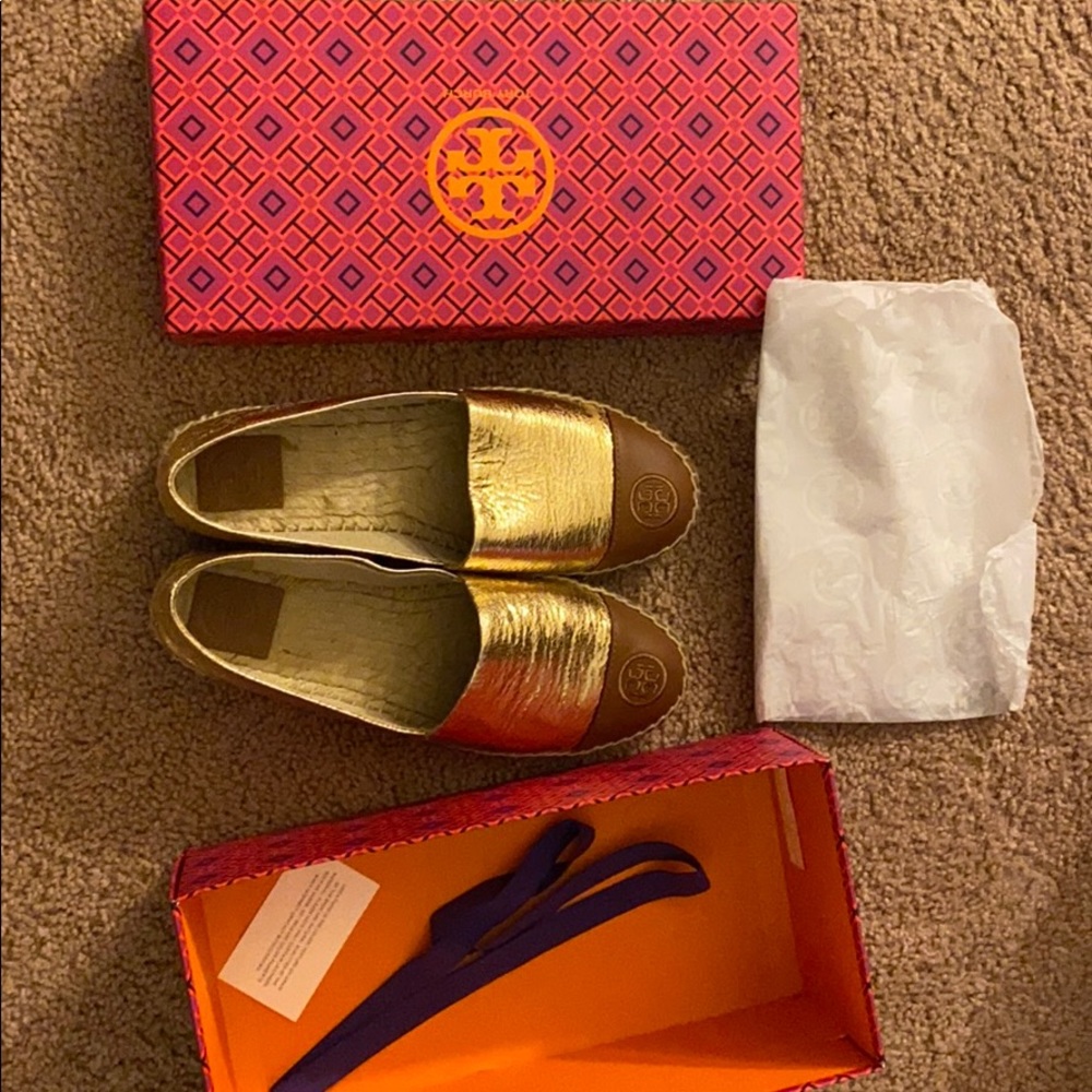 Tory Burch Color Block Flat Espadrilles
